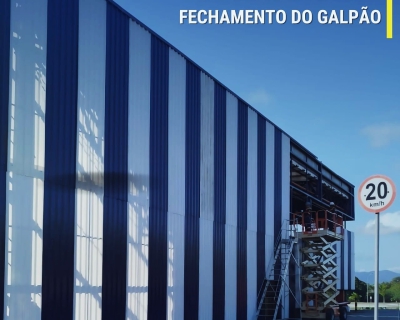 Jotun Brasil - Fechamento do Galpão
